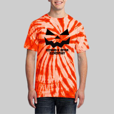 Adult Tie-Dye T-Shirt - Fall - Jacko Lantern Black Thumbnail