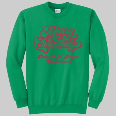 Adult Crewneck - Winter - Merry Christmas Red Thumbnail