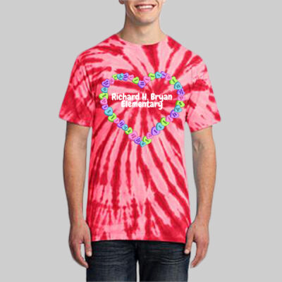 Adult Tie-Dye T-Shirt - Spring - Candy Hearts Thumbnail